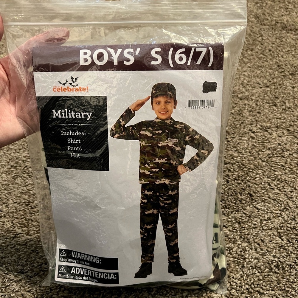 NEW Military Halloween Costume for Children, Boys - Picture 9 of 9